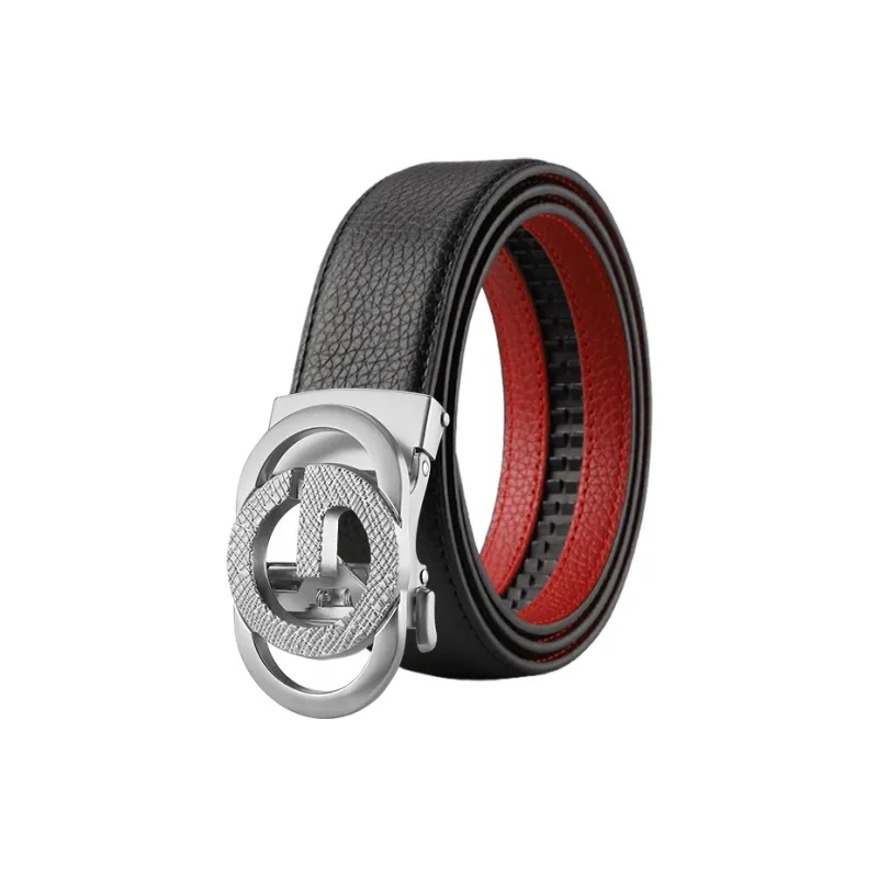 15 MINS Cow Split Leather Leather Belts Men's Width  3.5cm-5