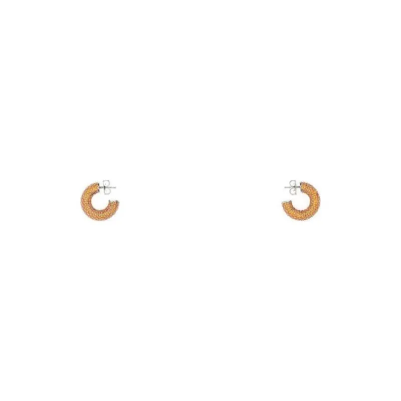 AMINA MUADDI Metal Stud Earrings Women's Orange-2