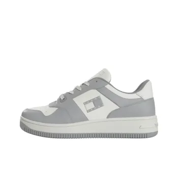 Tommy Hilfiger Slip Resistant Low Top Skateboard Shoes Women's White Gray