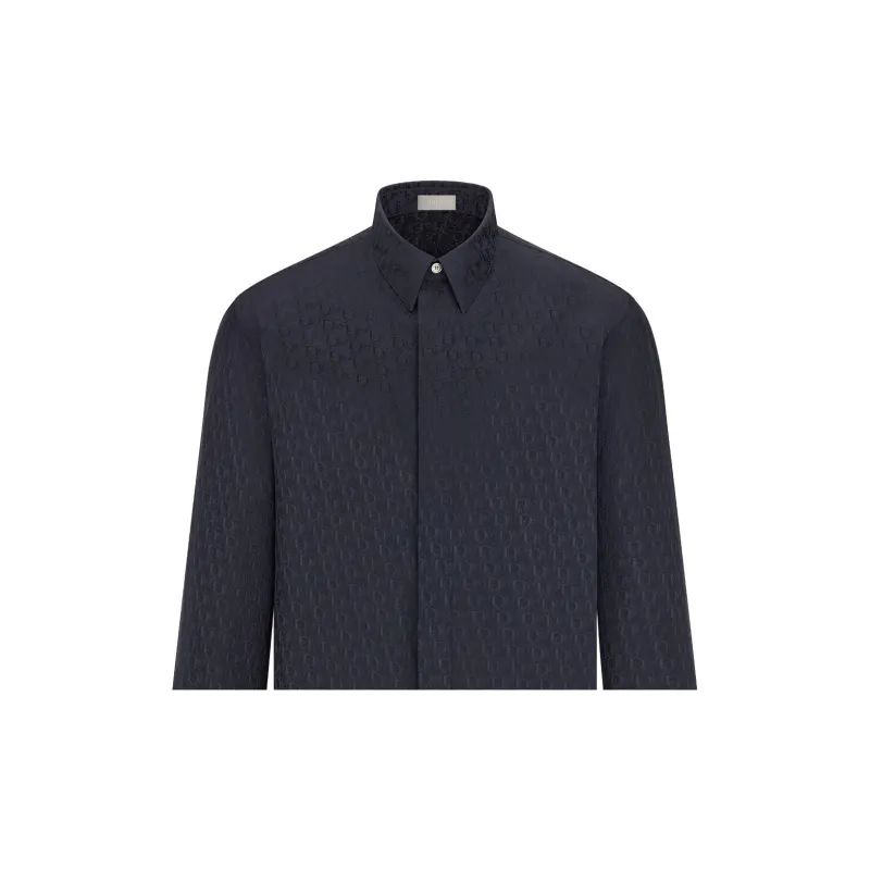 DIOR Shirts Men Blue-1
