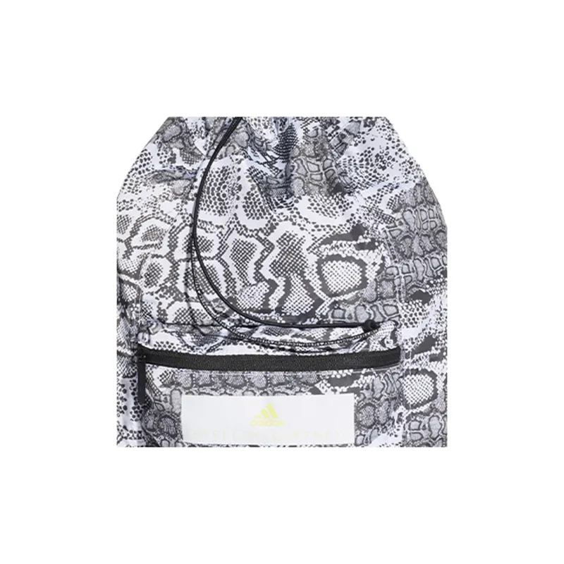 Adidas Polyester Backpack Regular Women's Black White Yellow-3
