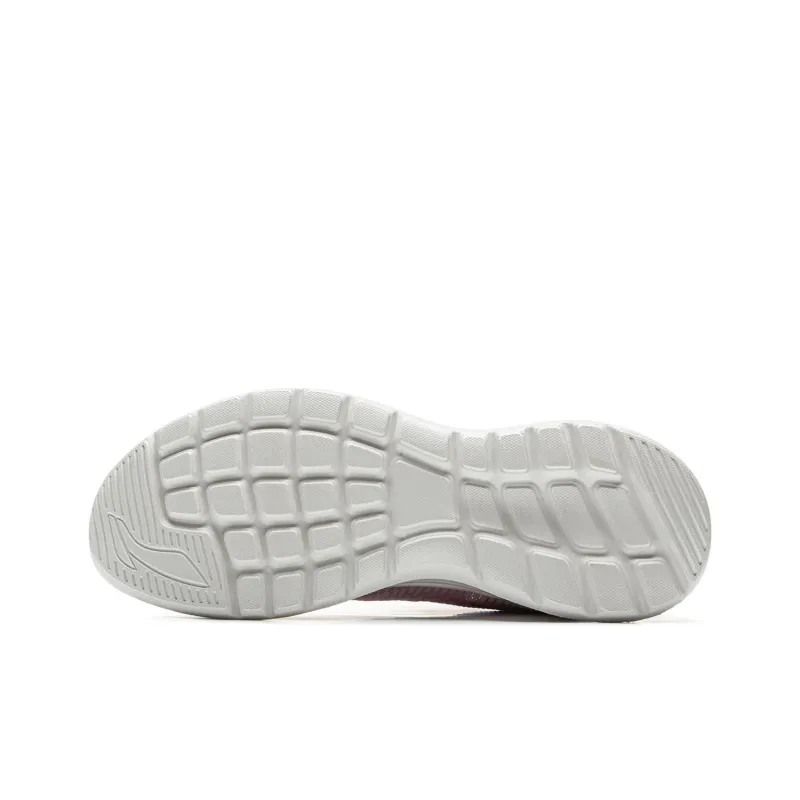 LiNing Feather Cushioned Anti-Slip And Wear-Resistant Lightweight Low-Top Running Shoes Women's Limestone Pink-5