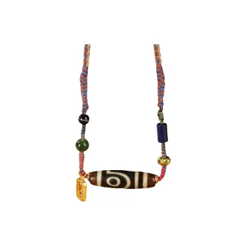 JIUCHAOGUZHU Agate Necklaces Unisex