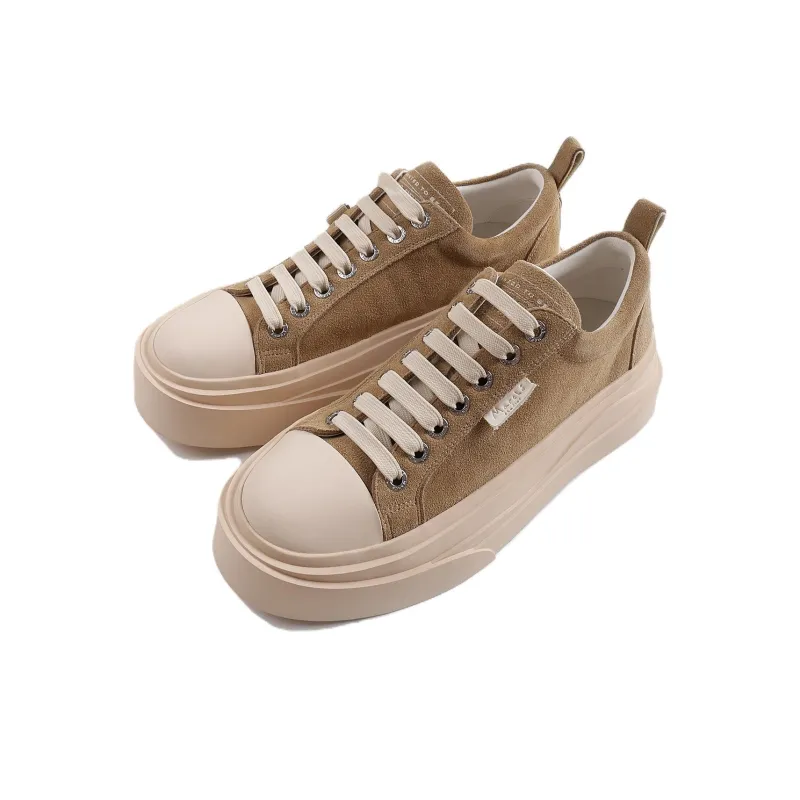 Epide Prefab x MARCHE STUDIOS Slip Resistant Height Increasing Low Top Casual Shoes Unisex Brown-2