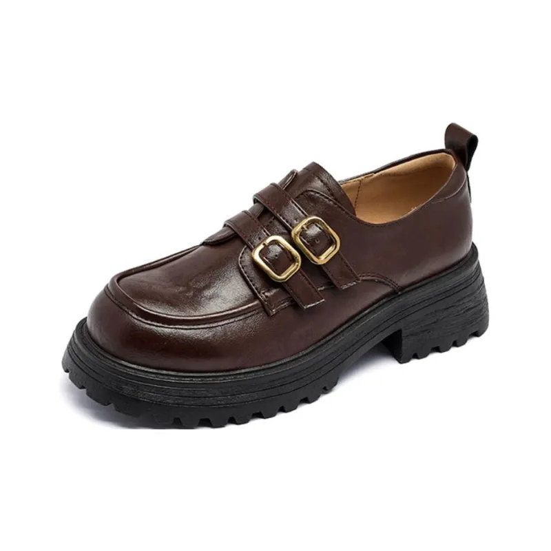 AGSDON Loafers Women's Black/Brown-8
