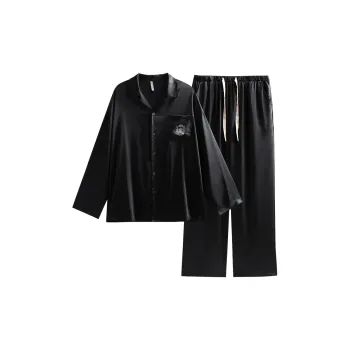 Same Language Pajama Set Men's Wandering Black