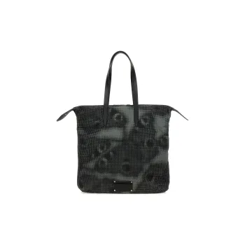 DRIES VAN NOTEN Cotton Tote Bag Shopping Bag Shoulder Bag Handbag Men's Black