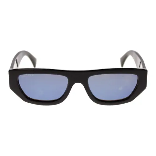 GUCCI Acetate Cat Eye Sunglasses Women's Black