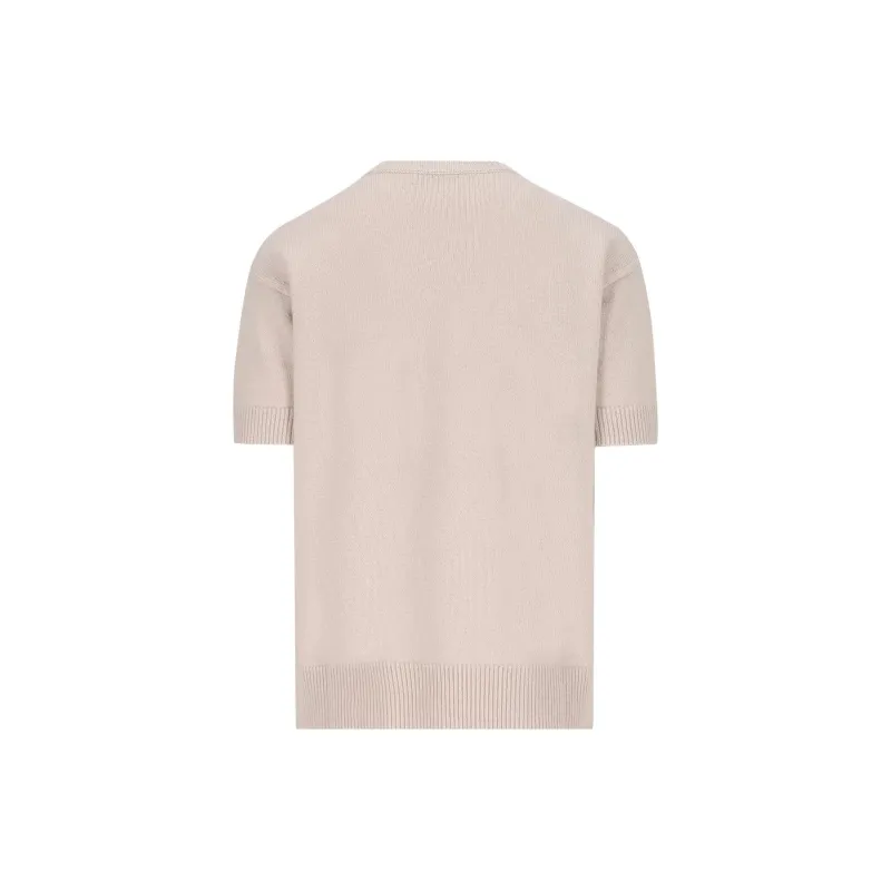 'S MAX MARA Logo Intarsia Crewneck Top-1