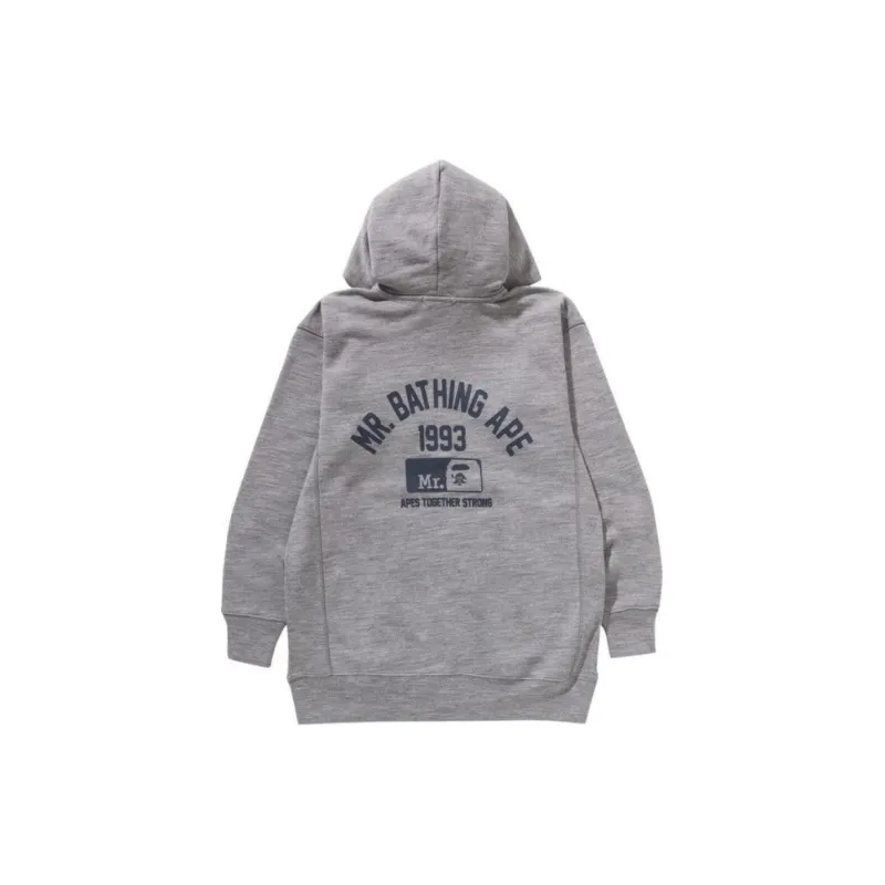 A BATHING APE Zip Up Pullover Hoodie-1