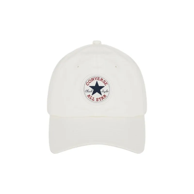 Converse Cotton Baseball Caps Unisex White-2