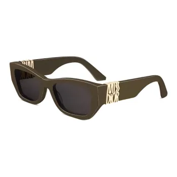 DIOR Square Sunglasses Unisex Green