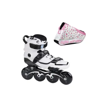 FLYING EAGLE Inline Skates Carbon Fiber Unisex Black White