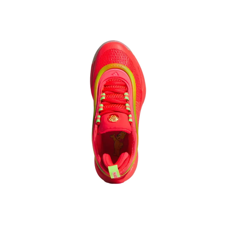 Haribo Goldbears x Adidas Anti Slip Wear Resistant Low Top Children's Basketball Shoes Red Teenagers-3