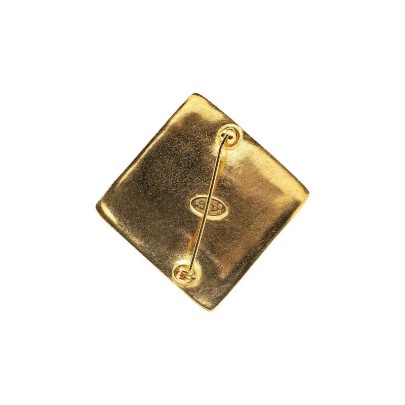 CHANEL 1996 Diamond shaped Cc Brooch-1