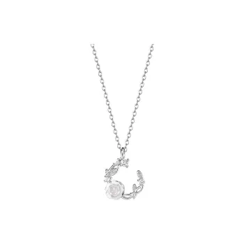 Qing Yi 925 Sterling Silver Necklaces Unisex