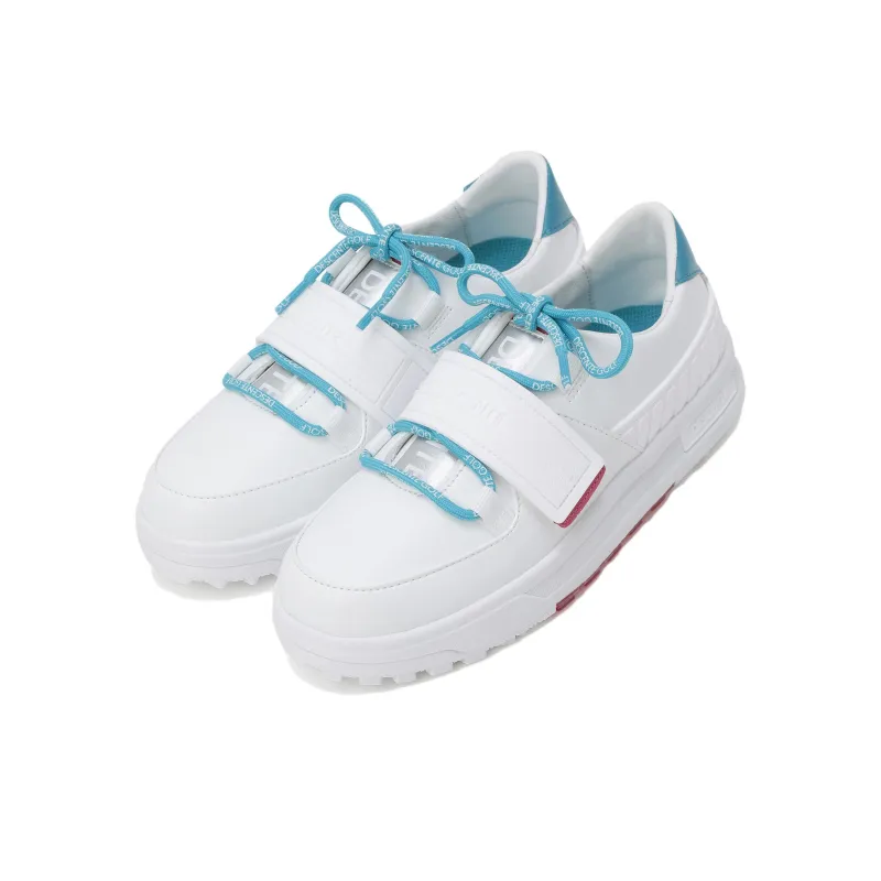 DESCENTE Anti Slip Wear Resistant Low Top Golf Shoes Women's White-2