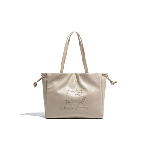MESUCA Kitty Series PU Tote Bag, Shopping Bag, Shoulder Bag Women's White/Black/Brown