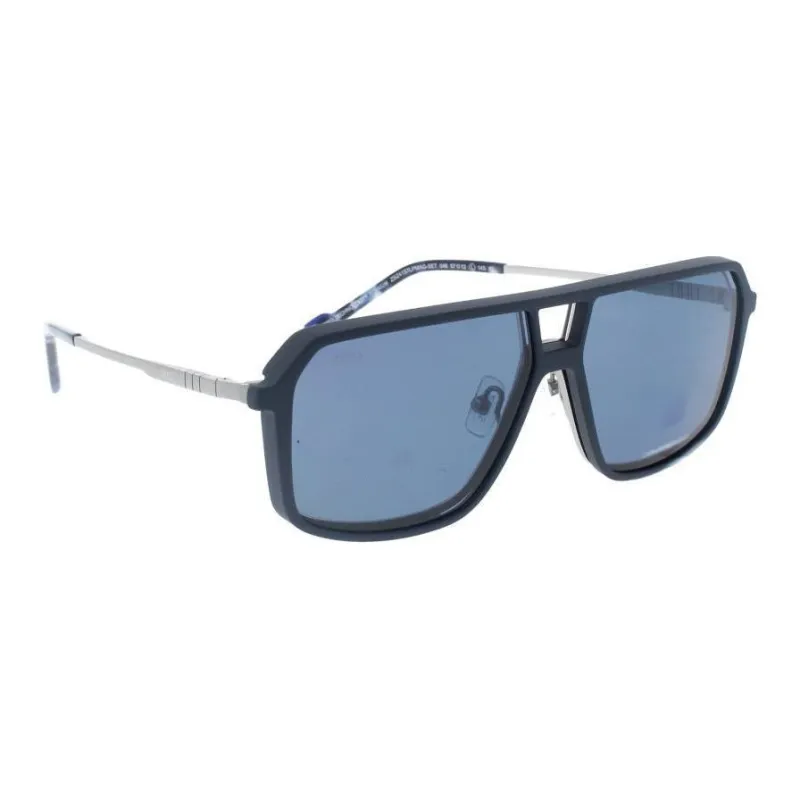 ZEISS Metal Aviator Sunglasses Men's Black-2