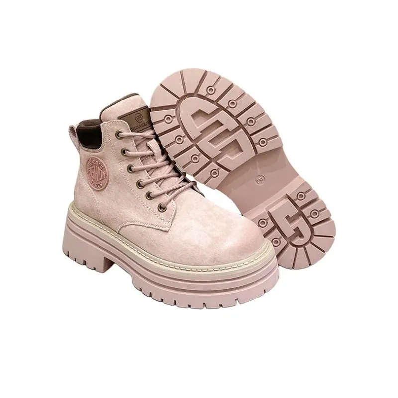 GIGIRYO Ankle Boots Height Increasing 8cm Women's-26