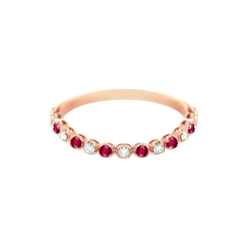 Redline Ruby Rings Women's Gold