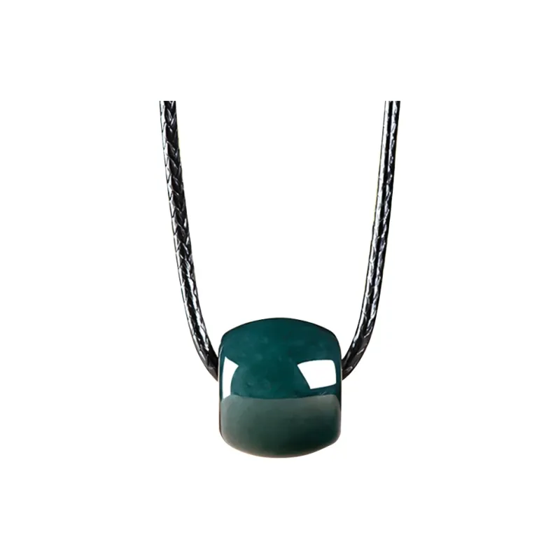 Qing Yi Glutinous Jade Jadeite Necklaces Unisex-0