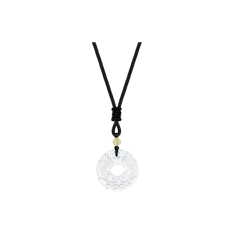 CHINA GOLD Chalcedony Jade Necklaces Women's-0