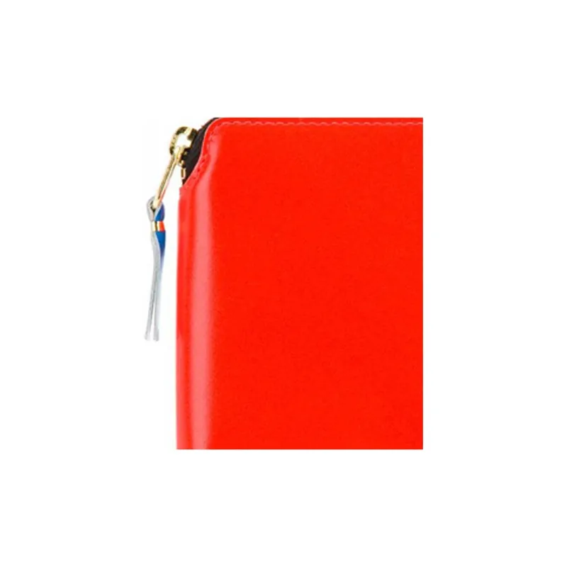 CDG Leather Wallet Regular Women's Orange Red-3
