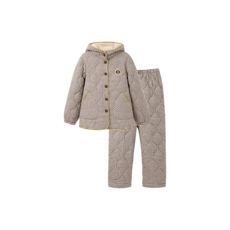 Aannsfam Pajama Set Women's Winter Persimmon-0