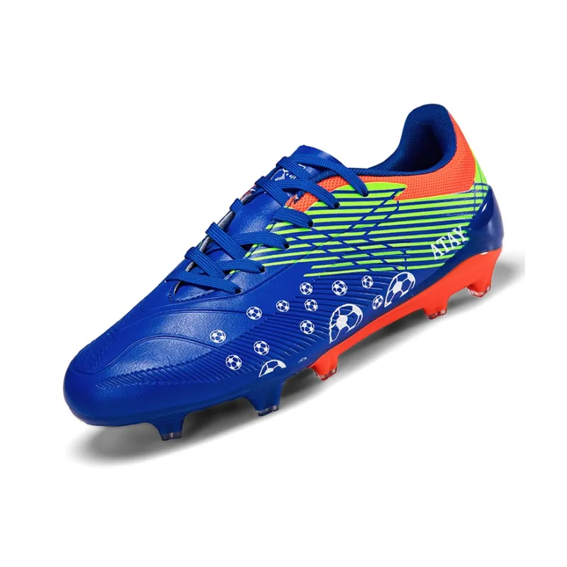 ATAY Soccer Shoes Men Low Top Green/Black/Orange/Blue Green-21