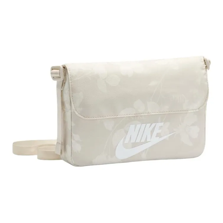 Nike Sportswear Fabric Crossbody Bag Women's Light Earth Umber & Sail White-1