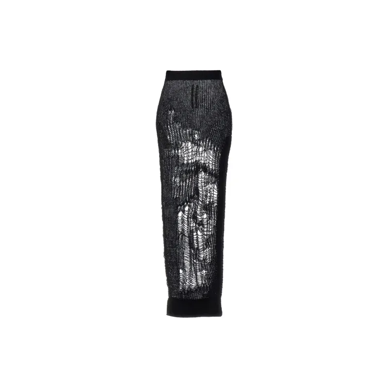 RICK OWENS Spider Ziggy Maxi Skirt-1