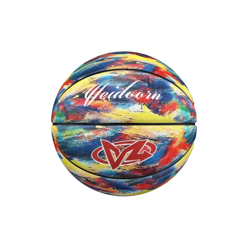 VEIDOORN PU Basketball Multicolor Size 7 Ball Street Training Competition Unisex-1