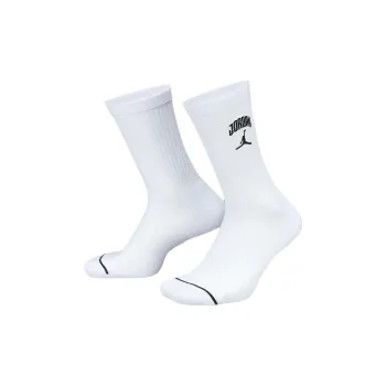 Jordan Mid Calf Socks Men's 1 Pack White