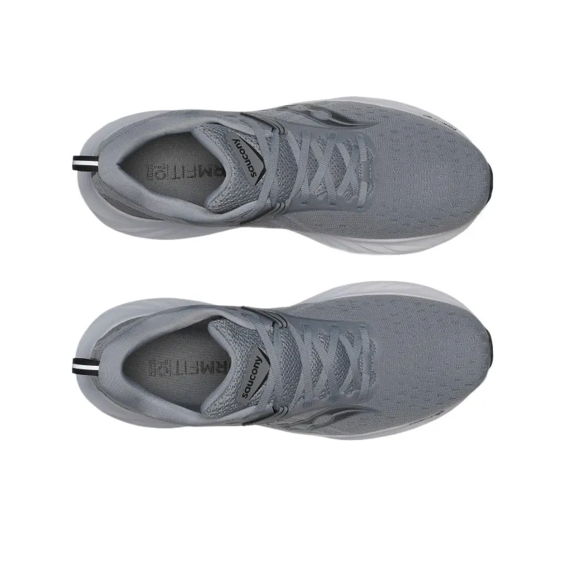 Saucony TRIUMPH 22 Breathable Cushioning Rebound Low Top Running Shoes Men's Gray-2