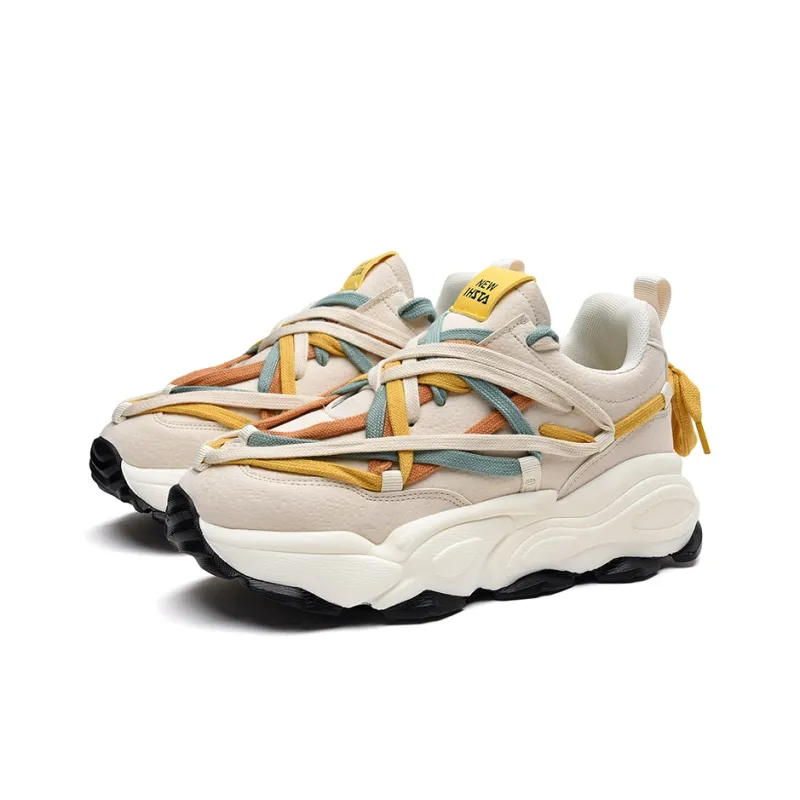 Kangaroo Head Height Increasing Low Top Chunky Sneakers Men's-2