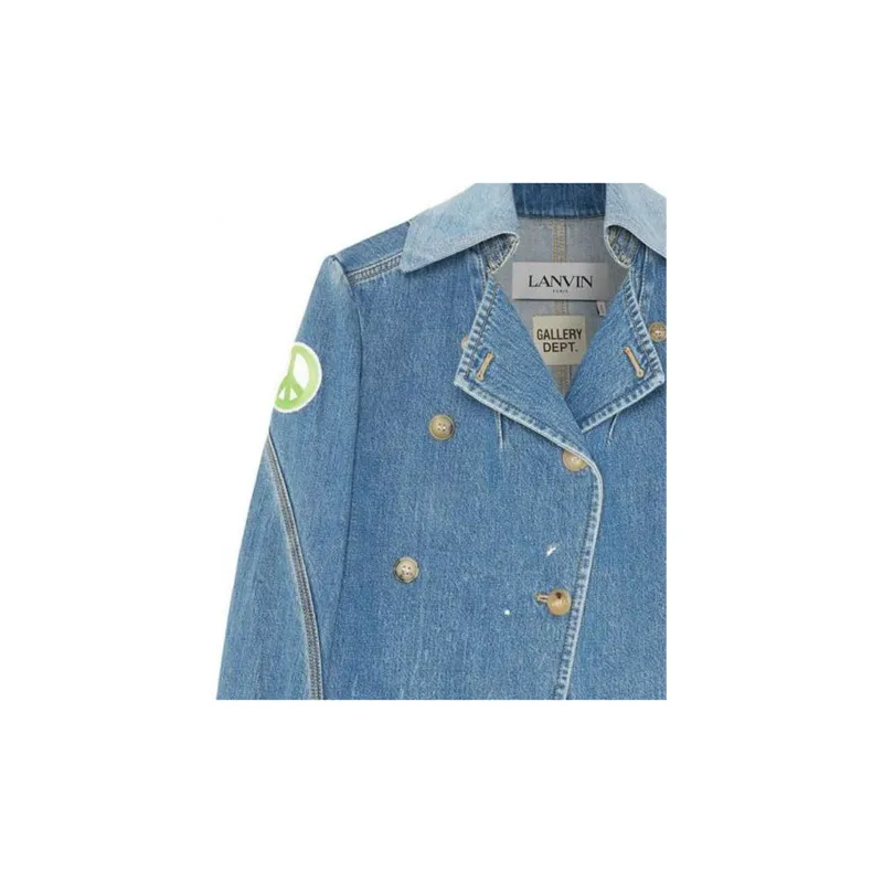 Gallery Dept. X Lanvin Women's Double-Breasted Denim Jacket-1
