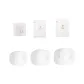 Lily of The Valley White 6 Pcs Set[Bra+T-Shirt+Knitwear+Fall Winter Coat+Jeans+Socks]
