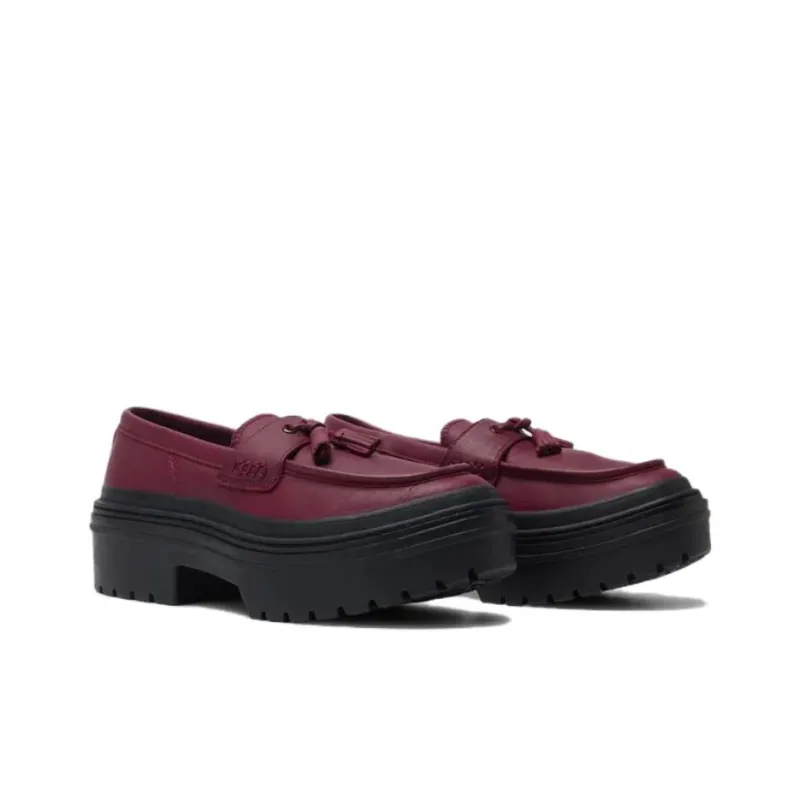 Converse Women's Chuck Taylor All Star Lugged Heel Loafer Platform Low 'Deep Bordeaux' Women's-1