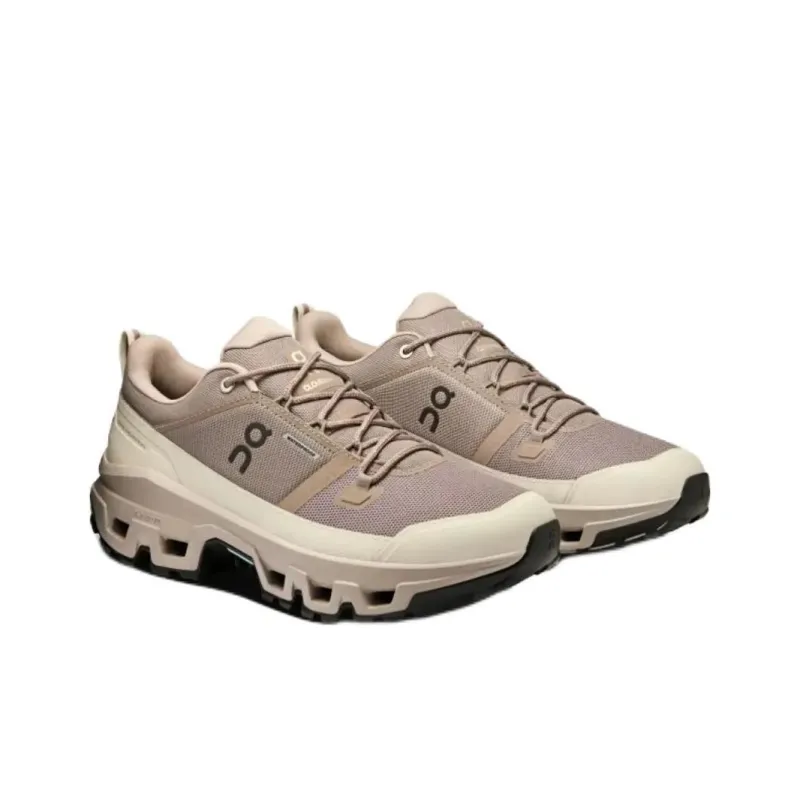 On Cloudrock Low Waterproof 'Cinder Fog'-2