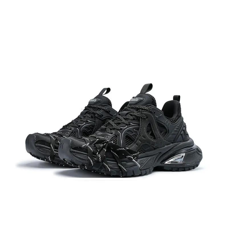 K-WANG Paris Breeze Anti-Slip And Wear-Resistant Height Increasing Low-Top Chunky Sneakers Men's-6