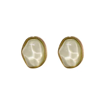 QIANFANGDAHUANGYE Alloy Stud Earrings Women's