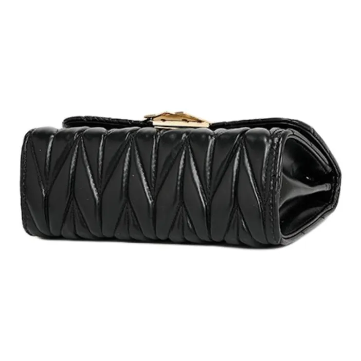 Worm's Home PU Small Square Bag Shoulder Bag, Crossbody Bag Women's Black/White-2