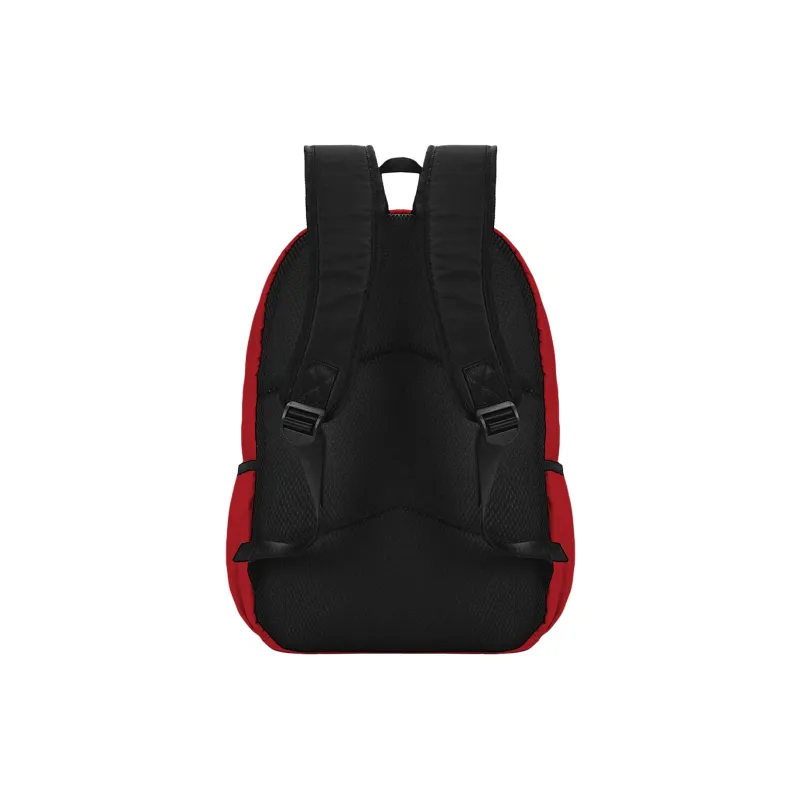 SRRW Polyester Students' Backpack Basketball Bag Unisex Red-3
