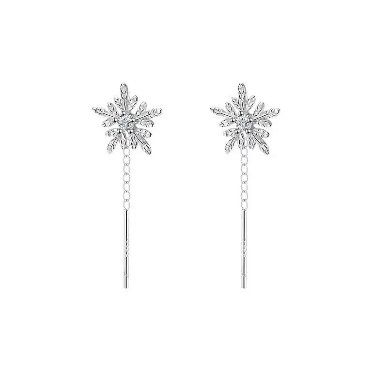 KOOGIS S999 Fine Silver Drop Earrings Women's-0