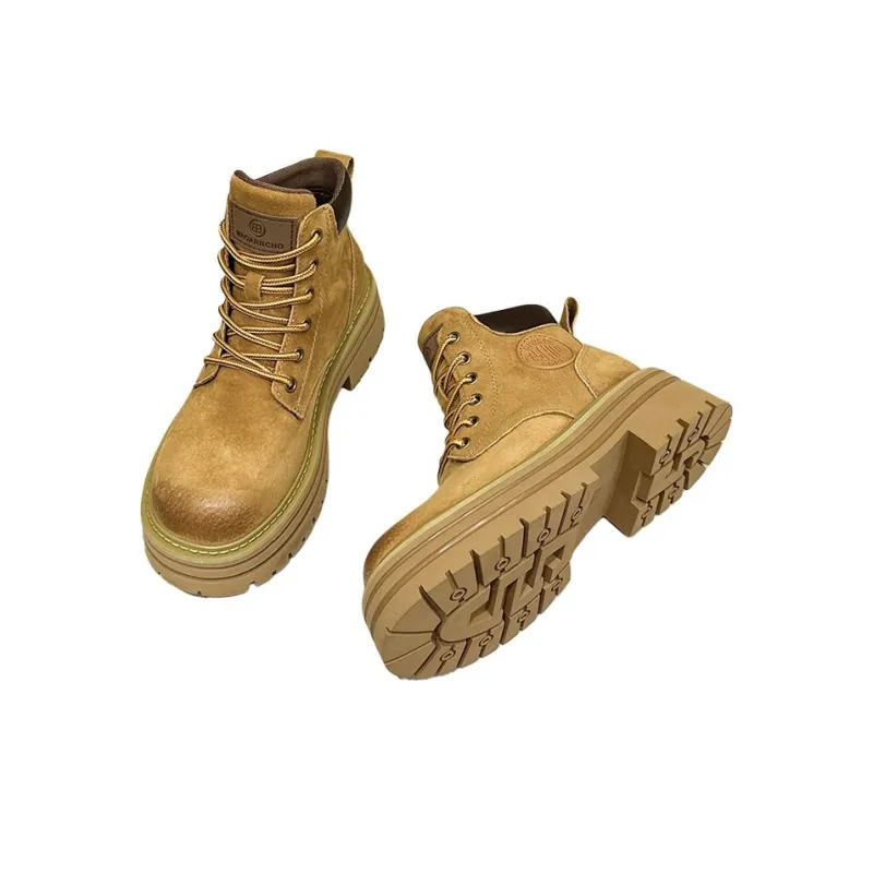 GIGIRYO Ankle Boots Height Increasing 8cm Women's-12