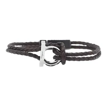 Ferragamo Gancini Woven Bracelet
