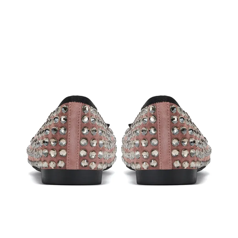 GG CC Flat Ballet Shoes Sweet Style Round Tip Unlined Shoes 1.5cm Women's-11