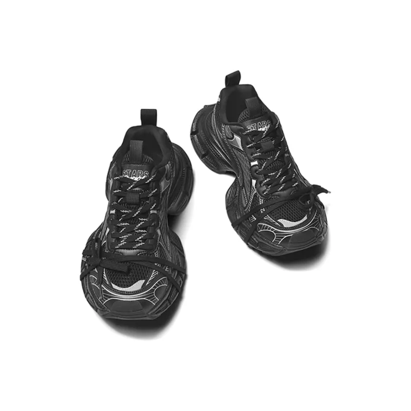 Stateof Stars Anti-Slip And Wear-Resistant Lightweight Height Increasing Low-Top Chunky Sneakers Men's-6
