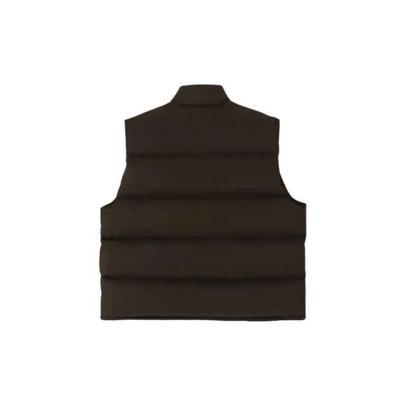 NOTHING WRITTEN Michelin Puffer Vest Down Jacket Women's Choco/Chocolate-1